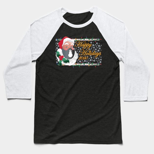 Happy Holidays 2020 Baseball T-Shirt by BlackAdam